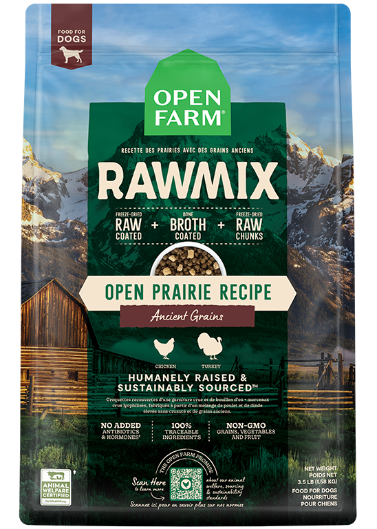 Open Farm Dog Ancient Grain RAW MIX Open Prairie Supply