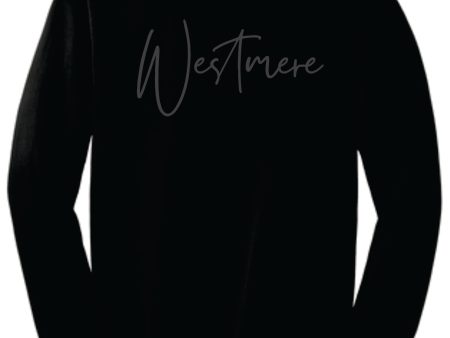 Westmere - Staff Only - Black on Black - Crew Neck Sweatshirt Online