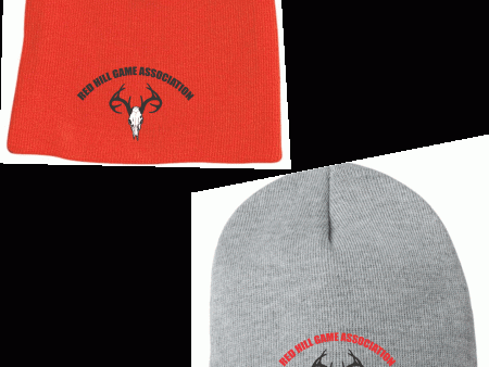 1 Red Hill Game Association -  Knit Beanie Black, Orange or Grey Online