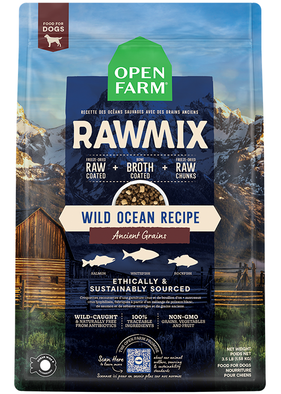 Open Farm Dog Ancient Grain RAW MIX Wild Ocean Sale