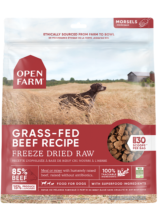 Open Farm Freeze Dried Raw Grass-Fed Beef For Sale