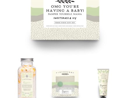 3 Piece Gift Set - OMG You re Having A Baby! - Baby Shower Gift Online Hot Sale