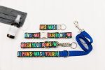 Wash Your Paws Dog Collar w  Silver Buckle Hot on Sale