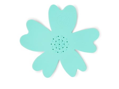 Silicone Flower Soap Dish - Aqua For Discount