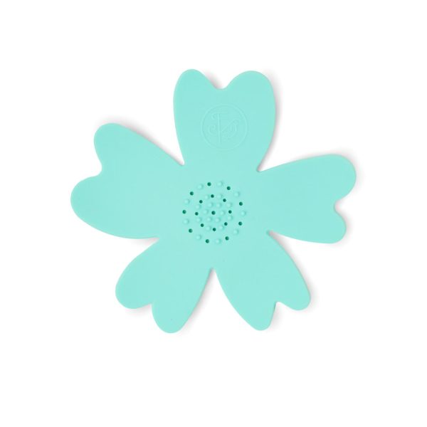 Silicone Flower Soap Dish - Aqua For Discount