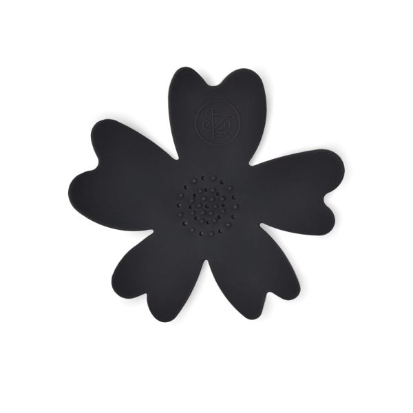 Silicone Flower Soap Dish - Black For Cheap