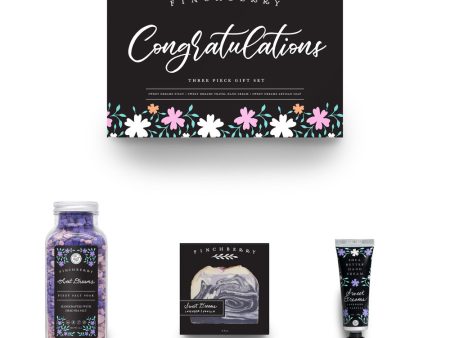 Congratulations Gift Set - 3 Piece Set Cheap