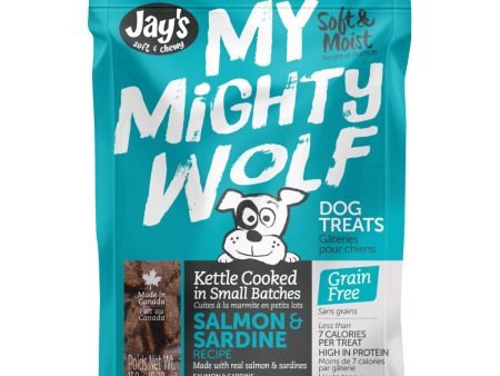 MY MIGHT WOLF DOG TREATS - WILD SALMON Online now