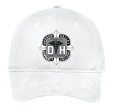 Hudson Valley Dental Hygiene Port and Company CP96 White Hat (Sliver Stitching) For Cheap