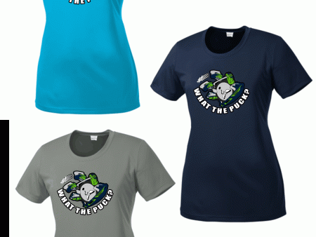 What The Puck - Ladies Moisture Wicking Tee - LST350 For Sale