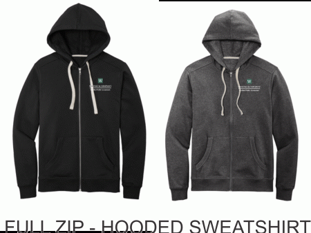 Wojeski & Company - Full Zip Hooded Sweatshirt - DT8102 Supply