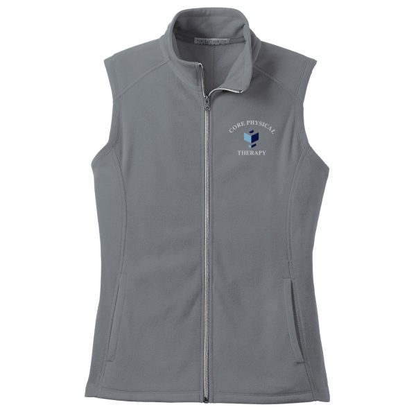 Core Physical Therapy Ladies Fleece Vest L226 Discount