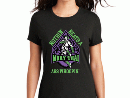 Muay Thai - Ladies Tri Blend Tee Hot on Sale