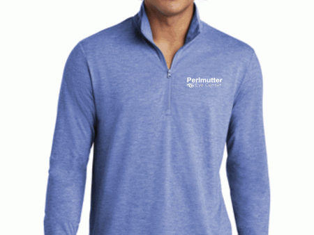 Perlmutter Eye Center - Mens 1 4 Zip - JST407 For Discount