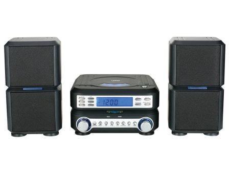 Naxa Digital CD Micro System with AM FM Stereo Radio Fashion