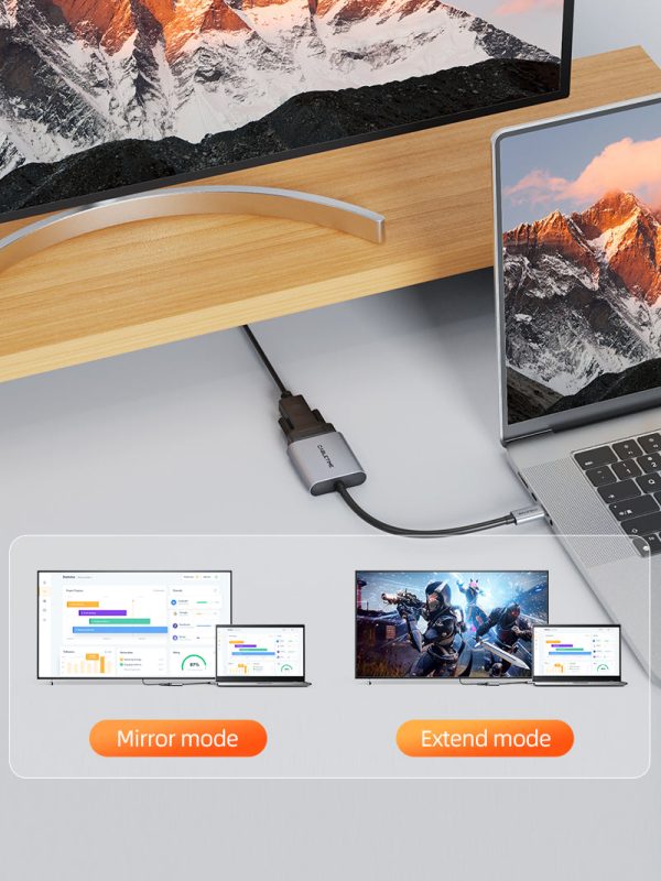 USB Type C to VGA Adapter for MacBook Pro Online Sale