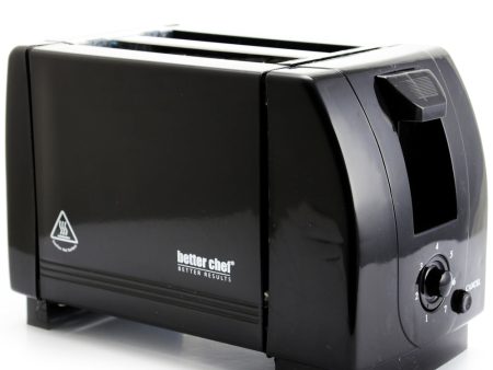 Better Chef 2-Slice Black Toaster Online