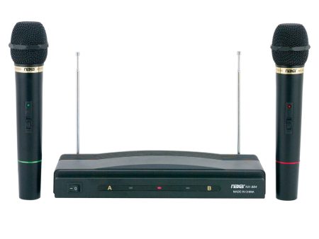 Naxa NAM-984 Professional Dual Wireless Microphone System Discount