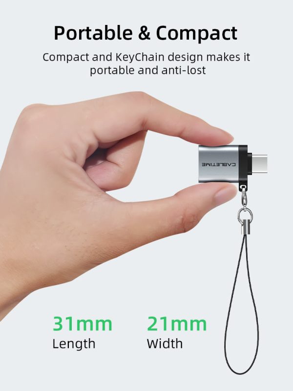 USB Type C Male to USB 3.0 Female OTG Adapter Online Hot Sale