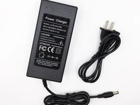 48V (54.6V max) 2A E-bike Charger 5.5x2.5 Barrel Hot on Sale