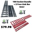 180 Socket Organizer Bundle + 2 Free Link Bar Kits on Sale