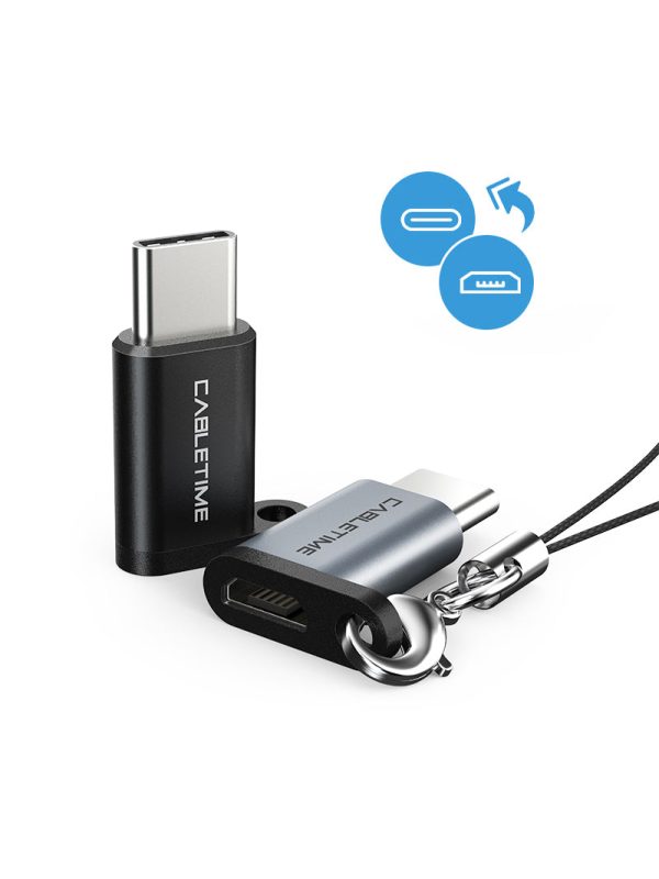 USB-C to Micro USB 2.0 Adapter OTG 480Mbps Fast Charge Discount