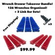 126 Wrench Drawer Take Over Bundle + 3 FREE Link Bar kits! (New Poly Pro Rods) Hot on Sale