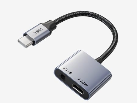 USB C to 3.5mm Headphone and Charger Adapter on Sale