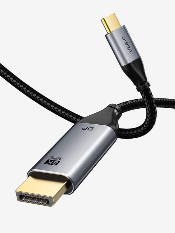 USB C to DisplayPort 1.4 Cable 8K 60Hz 4K 144Hz Hot on Sale