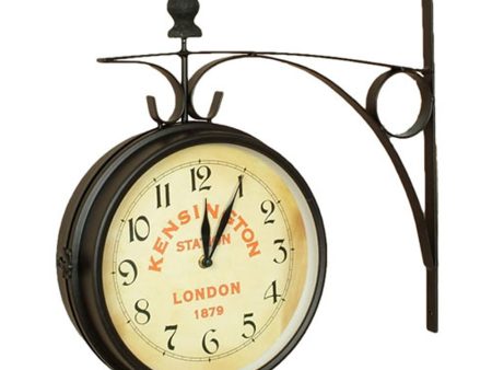 Kensington Station Double Side clock (Large) For Discount