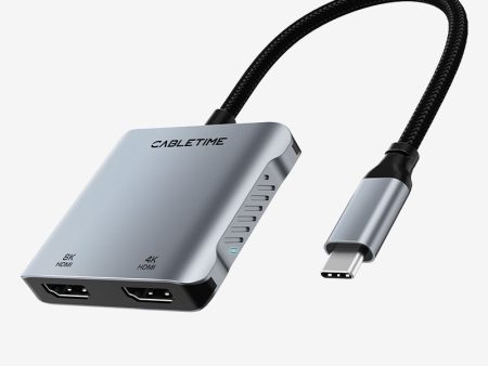 4 IN 1 8K USB C to Dual HDMI Adapter Dual 4K Sale