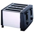 Brentwood 4 Slice Toaster (Black) Fashion