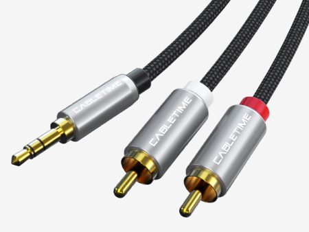 3.5 MM Audio Jack to 2 RCA Audio Cable Sale