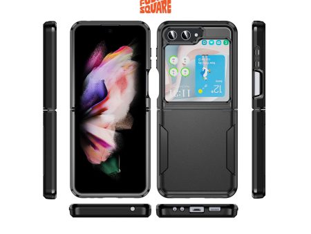 The Fusion Square Galaxy Z Flip 5 Shockproof  Anti Fall Phone Case Online Sale