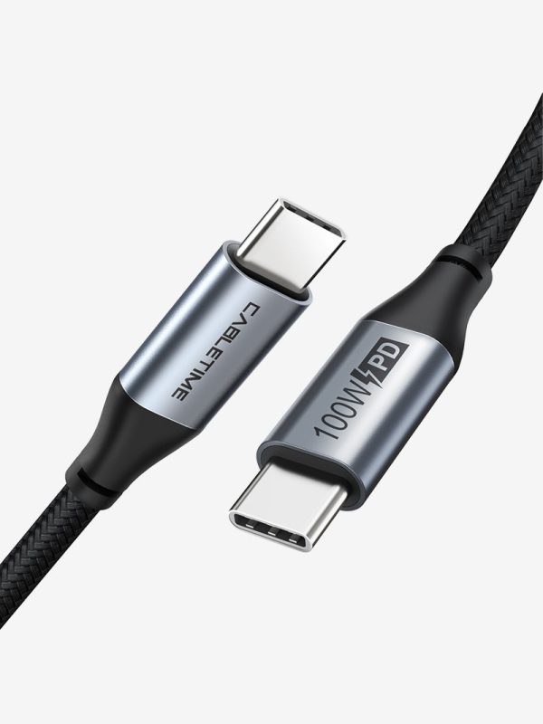 100W USB Type-C to USB Type-C 2.0 Charger Cable Online