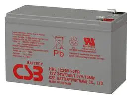 CSB HRL 1234W F2FR (Flame Retardant) Battery - 12 VDC 9 AH Supply