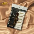 Kàllos Large Black and White Hair Ties for Girls and Women (12 pack) Fashion