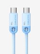 100W USB C to USB C Fast Charger Cable Braided 2M for iPhone 16 16 Plus 16 Pro 16 Pro Max 15 Online