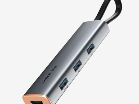 Slim 5-In-1 USB Type-C To HDMI Multiport Adapter With Power Delivery Online now