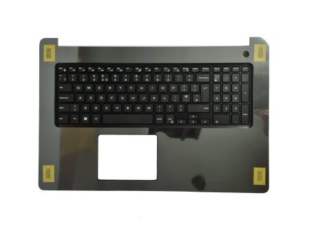 Dell Inspiron 17 3770 5775 Silver Laptop Palmrest UK Keyboard K52YP 0K52YP on Sale