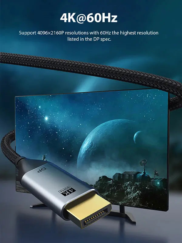 USB C to DisplayPort 1.2 Cable 4K 60Hz Fashion