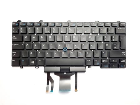 Dell Latitude 14 5490 7490 Dual Pointing Backlit UK Keyboard 9170J 09170J Discount