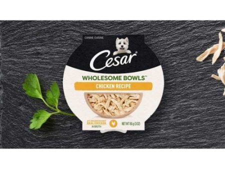 Cesar Wholesome Bowls Chicken 3 Oz (Case of 10) by Pedigree Online