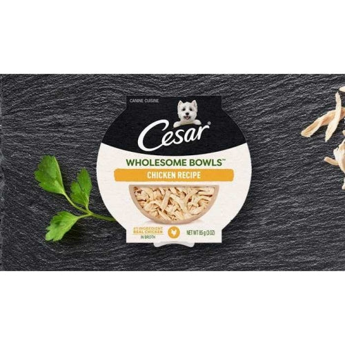 Cesar Wholesome Bowls Chicken 3 Oz (Case of 10) by Pedigree Online