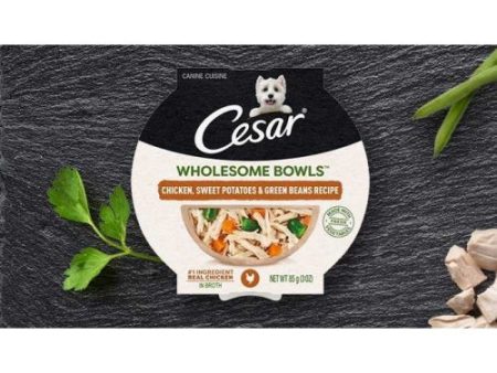 Cesar Wholesome Bowls Chicken, Sweet Potato & Green Beans 3 Oz (Case of 10) by Pedigree Fashion