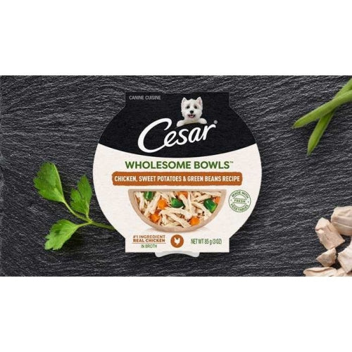 Cesar Wholesome Bowls Chicken, Sweet Potato & Green Beans 3 Oz (Case of 10) by Pedigree Fashion