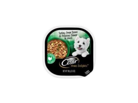 Cesar Home Delights Turkey, Potato & Green Bean 3.5 Oz (Case of 24) by Pedigree Cheap