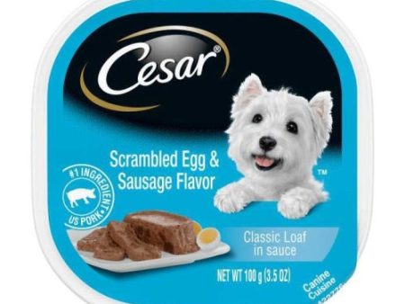 Cesar Sunrise Breakfast Scrambled Egg & Sausage 3.5 Oz (Case of 24) by Pedigree Supply