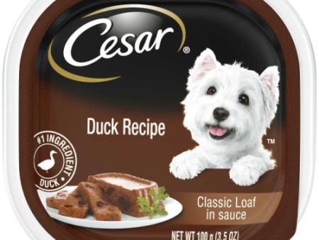 Cesar Duck In Meaty Juices 3.5 Oz (Case of 24) by Pedigree Online Hot Sale