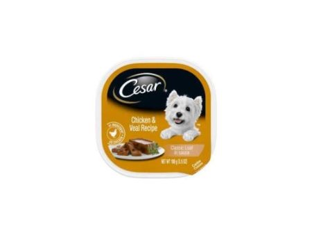 Cesar Chicken & Veal In Meaty Juices 3.5 Oz (Case of 24) by Pedigree Fashion